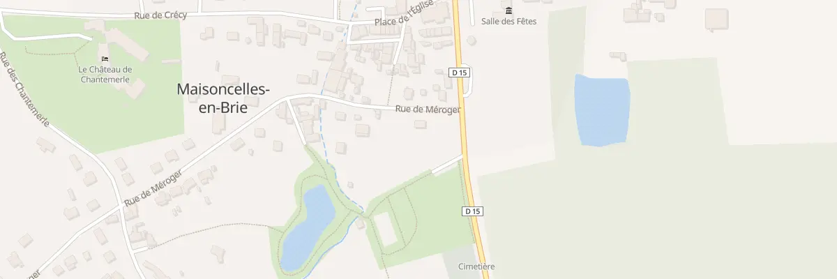 Plan du 1 Rue de Méroger à Maisoncelles-en-Brie
