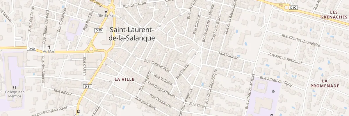 Plan du 19 Rue Auber à Saint-Laurent-de-la-Salanque