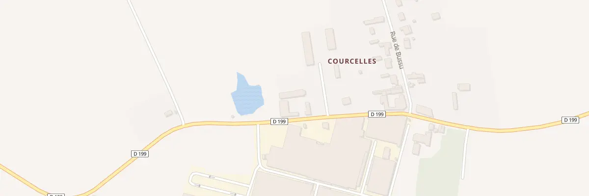 Plan du 18 Courcelles Hameau à Buire-Courcelles