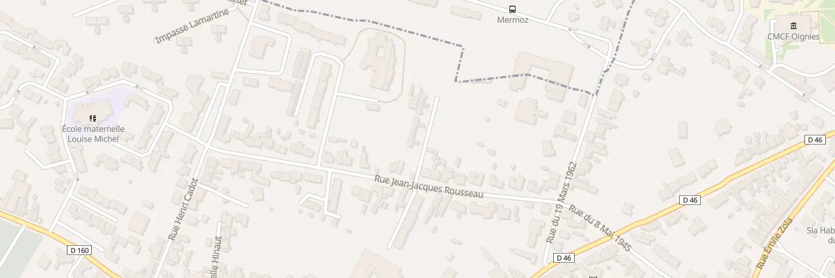 Plan du 2 Imp du Vieux Coron à Oignies