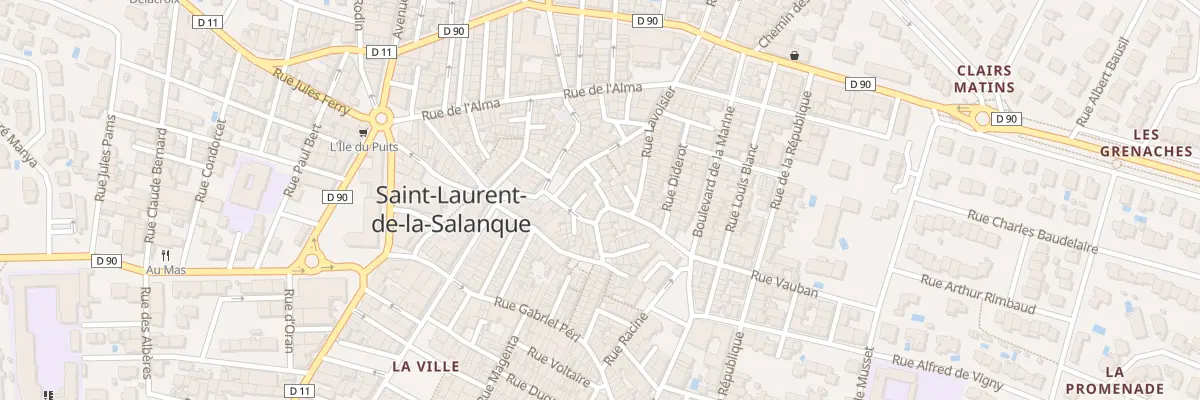 Plan du 10 Rue Montaigne à Saint-Laurent-de-la-Salanque