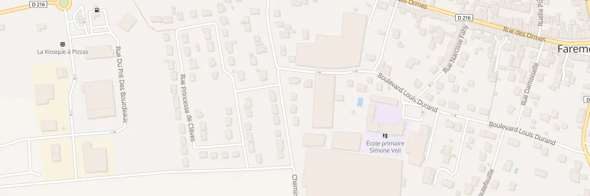 Plan du 2 Rue de la Croix Saint Pierre à Faremoutiers