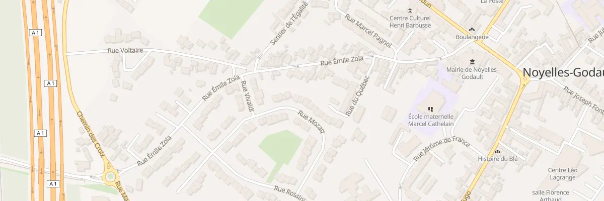 Plan du 17 Rue Mozart à Noyelles-Godault