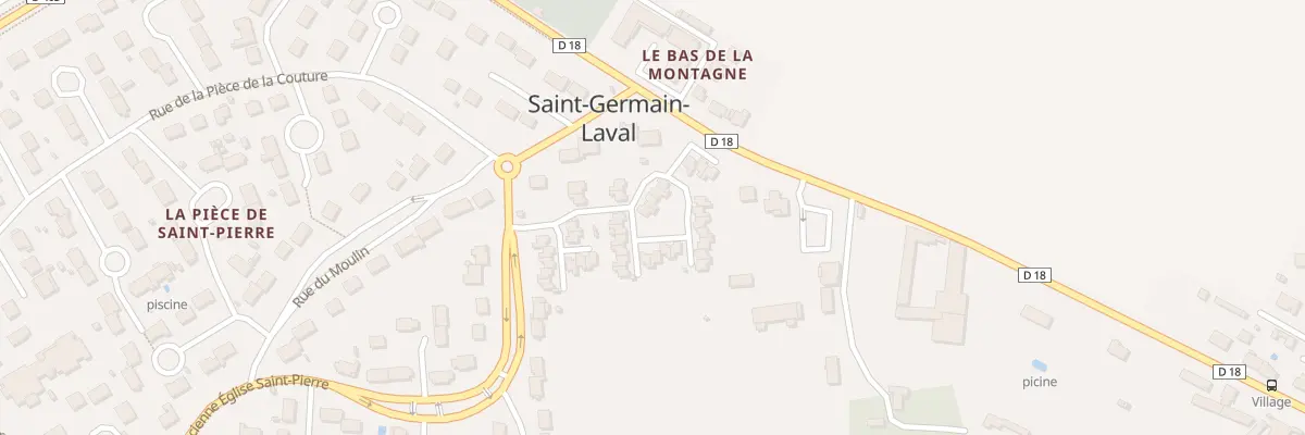 Plan du 25 Rue du Pre Vert à Saint-Germain-Laval