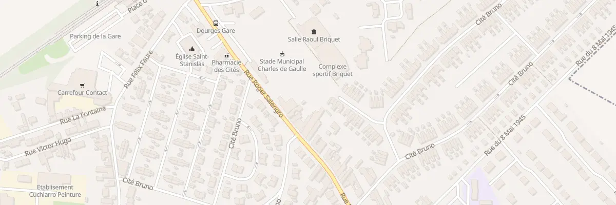 Plan du 19 Rue Roger Salengro à Dourges