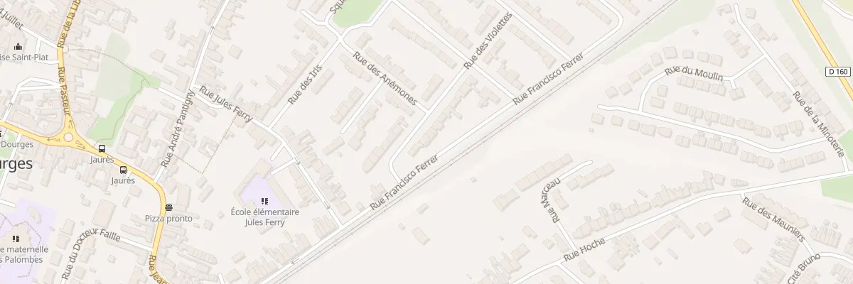 Plan du 23 Rue des Violettes à Dourges