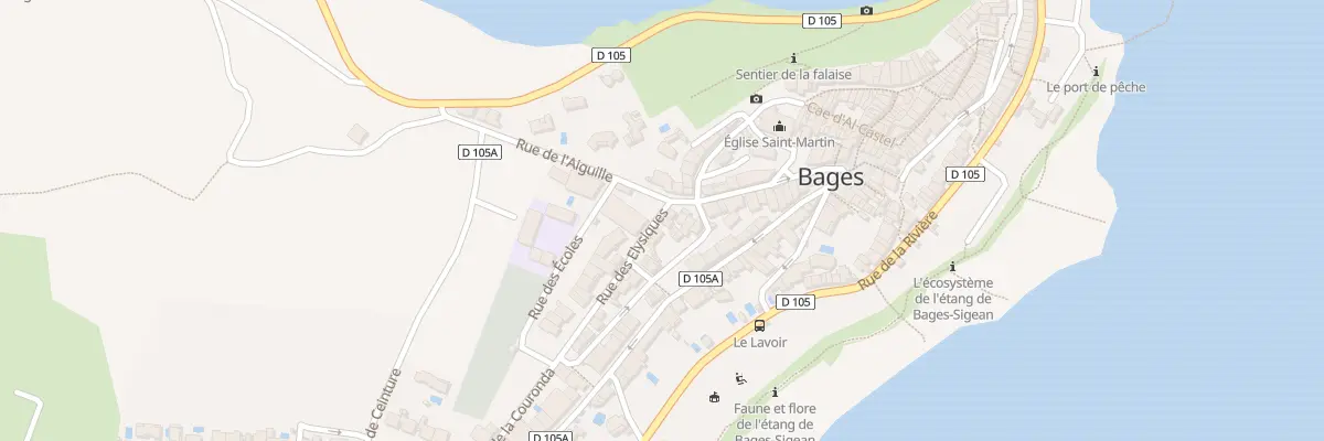 Plan du 27 Rue des Anciens Moulins à Bages