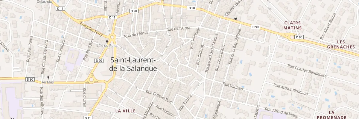 Plan du 9 Rue Montaigne à Saint-Laurent-de-la-Salanque