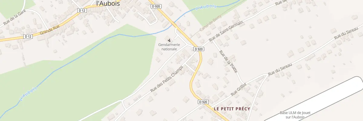 Plan du 6 Rue Des Petits Champs à Jouet-sur-l’Aubois