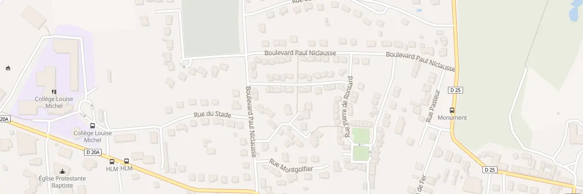 Plan du 10 Rue Pierre de Ronsard à Faremoutiers