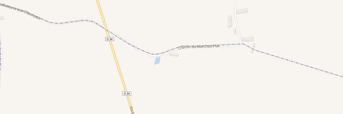 Plan du 234 Che du Marchais Plat à Saint-Hilaire-les-Andrésis
