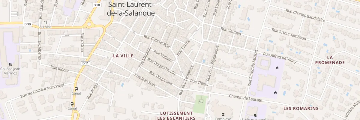 Plan du 55 Rue Gabriel Péri à Saint-Laurent-de-la-Salanque
