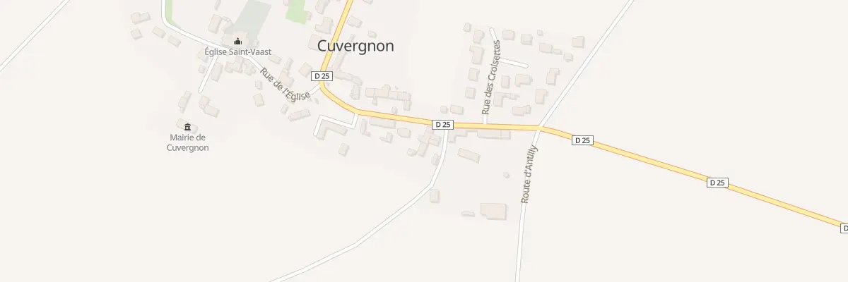 Plan du 125 Rue St Vaast à Cuvergnon