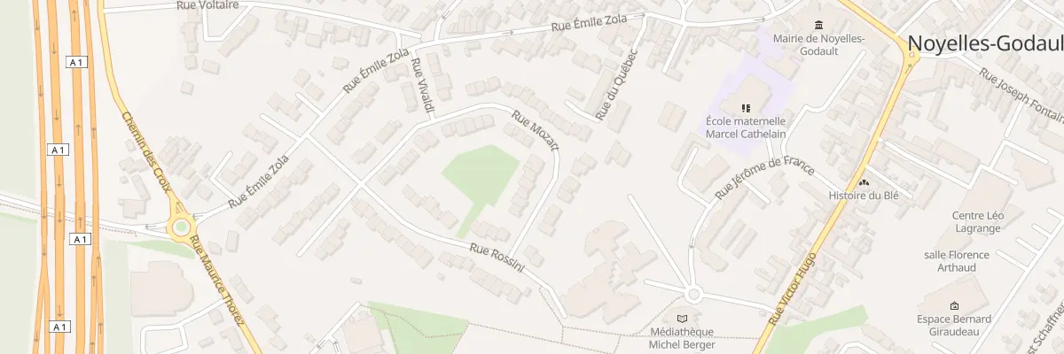 Plan du 30 Rue Mozart à Noyelles-Godault