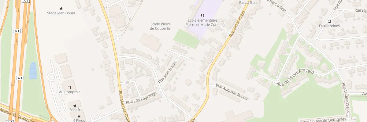 Plan du 22 Rue Jean Bouin à Noyelles-Godault