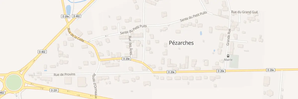 Plan du 7 Rue du Pavé à Pézarches