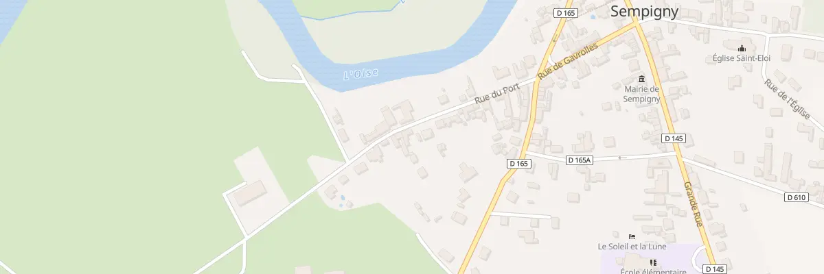 Plan du 17 Rue du Port à Sempigny