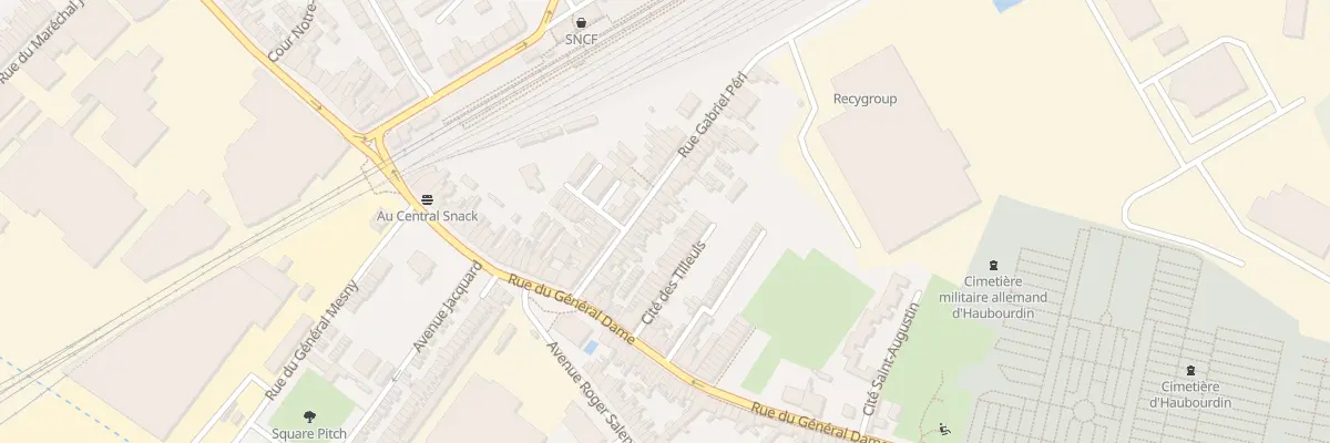 Plan du 24 Rue Gabriel Péri à Haubourdin