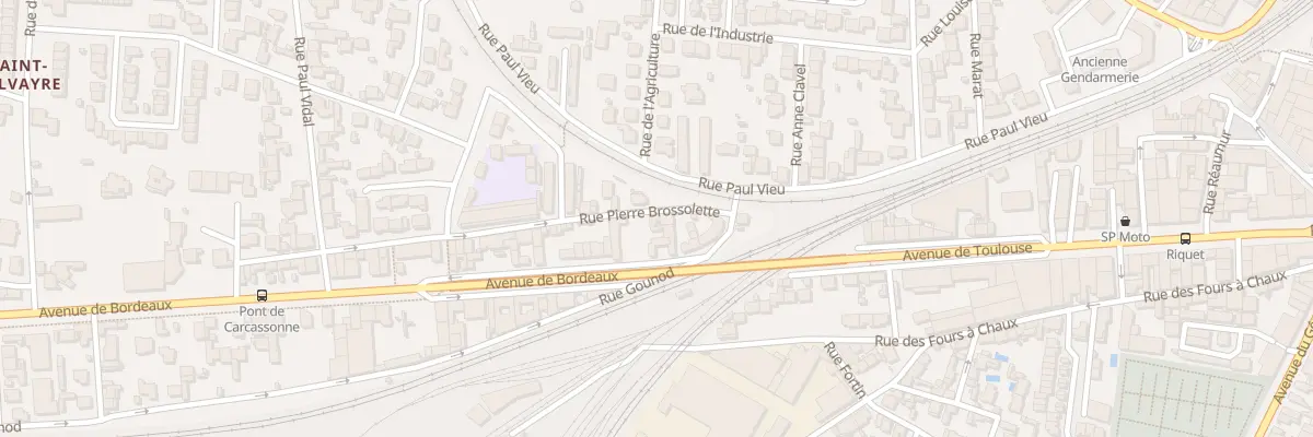 Plan du 3 Rue Pierre Brossolette à Narbonne
