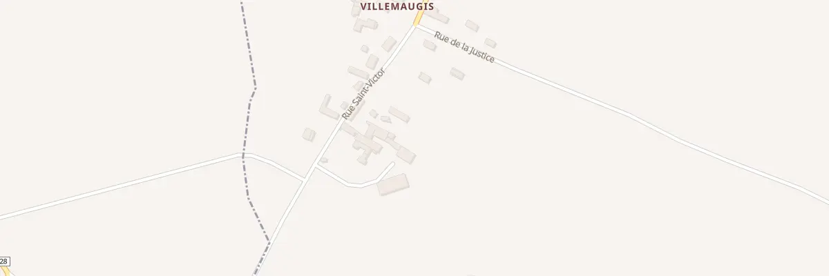 Plan du 16 Rue de la Croix Saint-Victor à Blennes