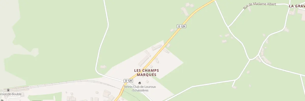 Plan du 17 Rte de Bois Mal à Louroux-de-Bouble