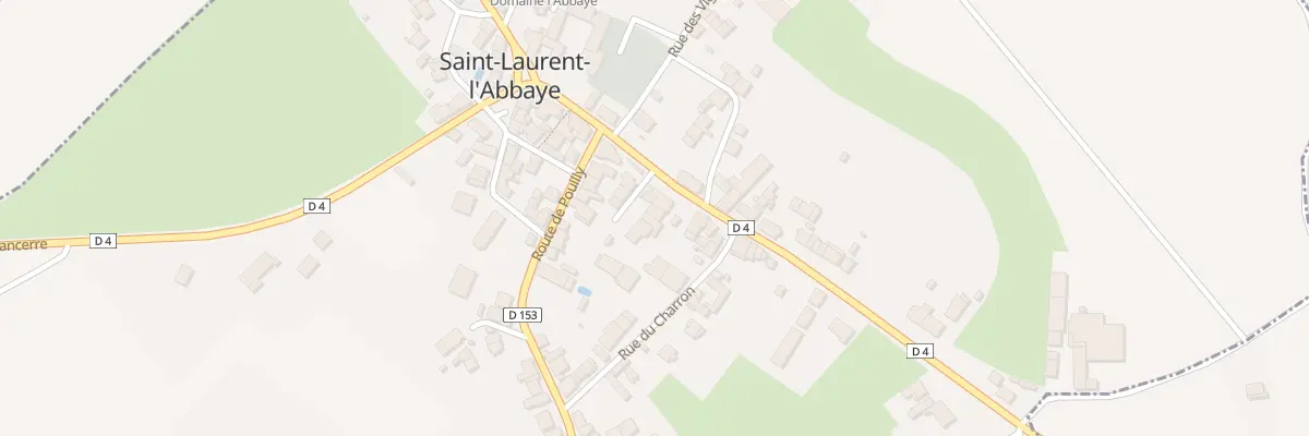 Plan du 8 Rte de Donzy à Saint-Laurent-l’Abbaye