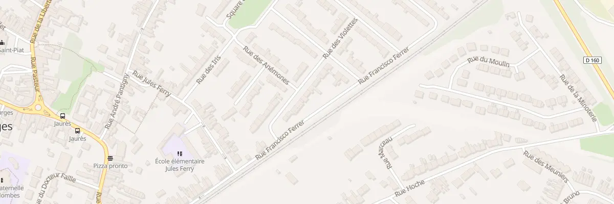 Plan du 19 Rue des Violettes à Dourges