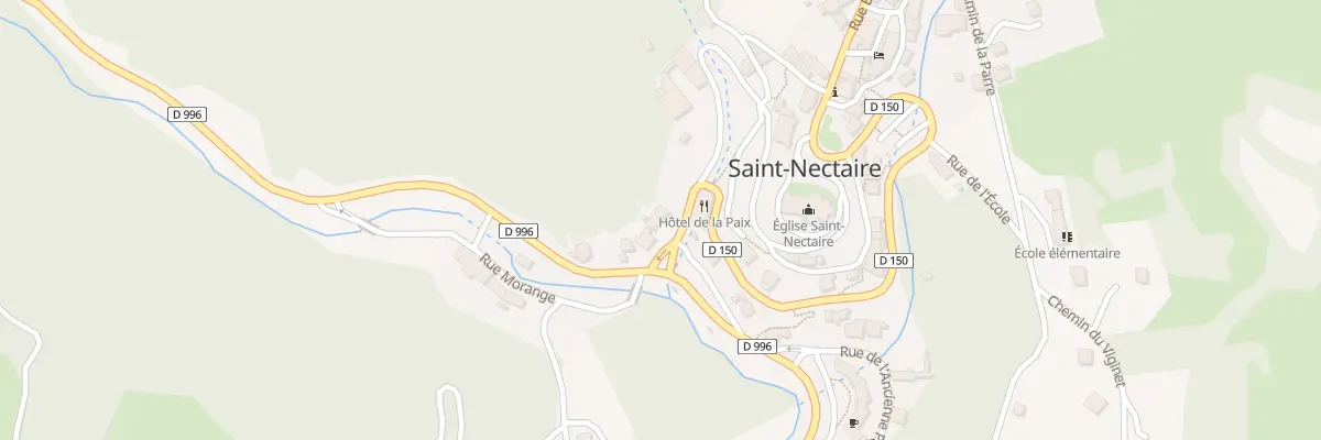 Plan du 5002 Pl de la Paix Saint Nect Haut à Saint-Nectaire