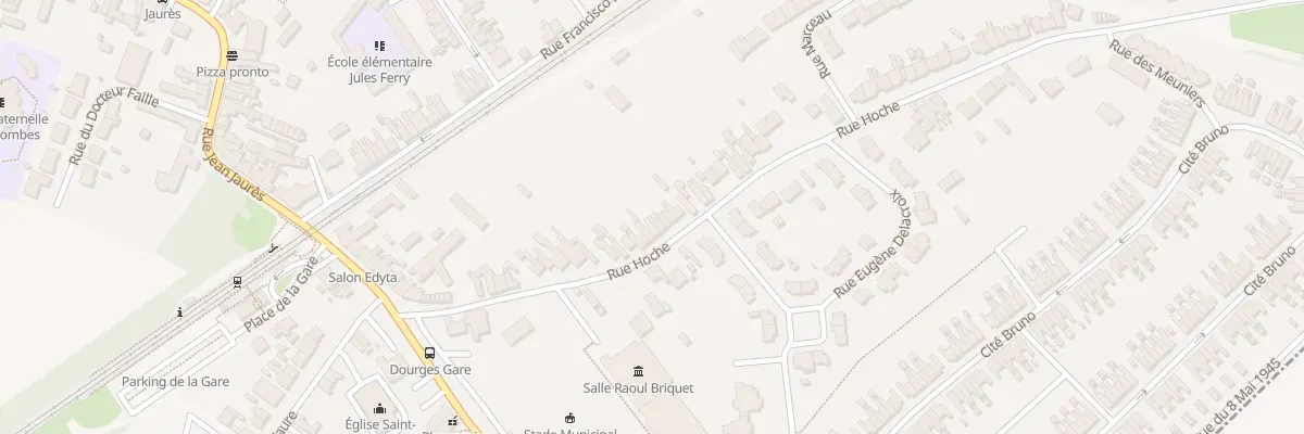 Plan du 37 Rue Hoche à Dourges
