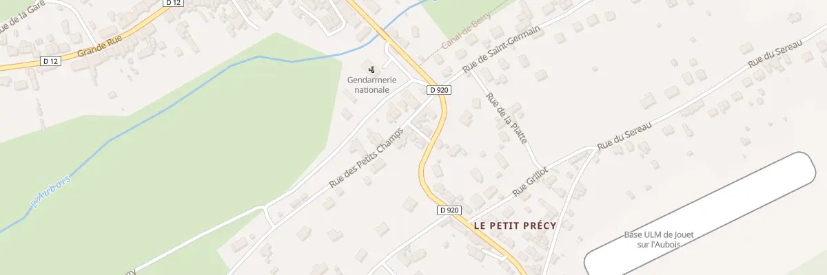 Plan du 1 Rue des Planches à Jouet-sur-l’Aubois