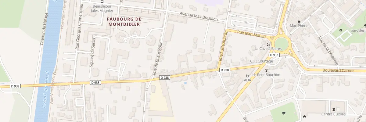 Plan du 26 Rue de Montdidier à Noyon