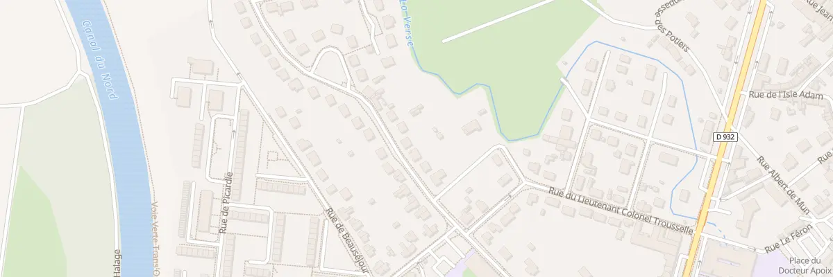 Plan du 10 Rue du Canal du Nord à Noyon