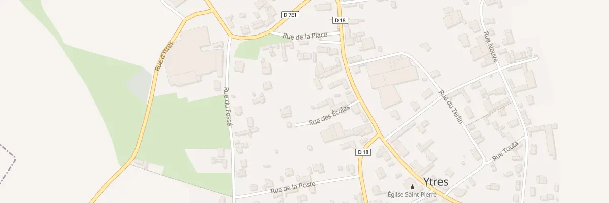 Plan du 2B Rue des Ecoles à Ytres