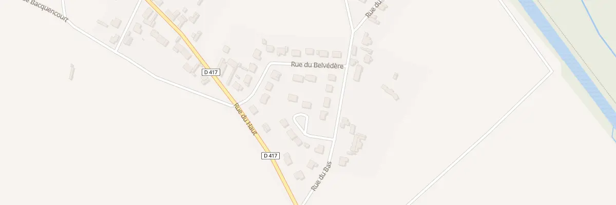Plan du 1 Imp du Belvédère à Voyennes