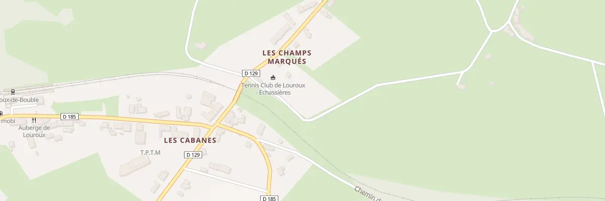 Plan du 3 Imp du Tennis à Louroux-de-Bouble