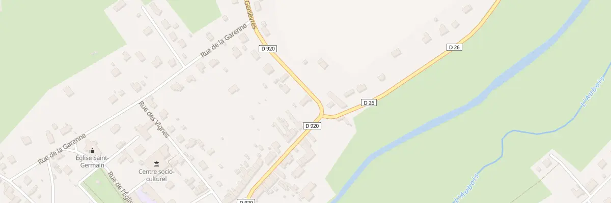 Plan du 1 Rue des Genièvres à Jouet-sur-l’Aubois