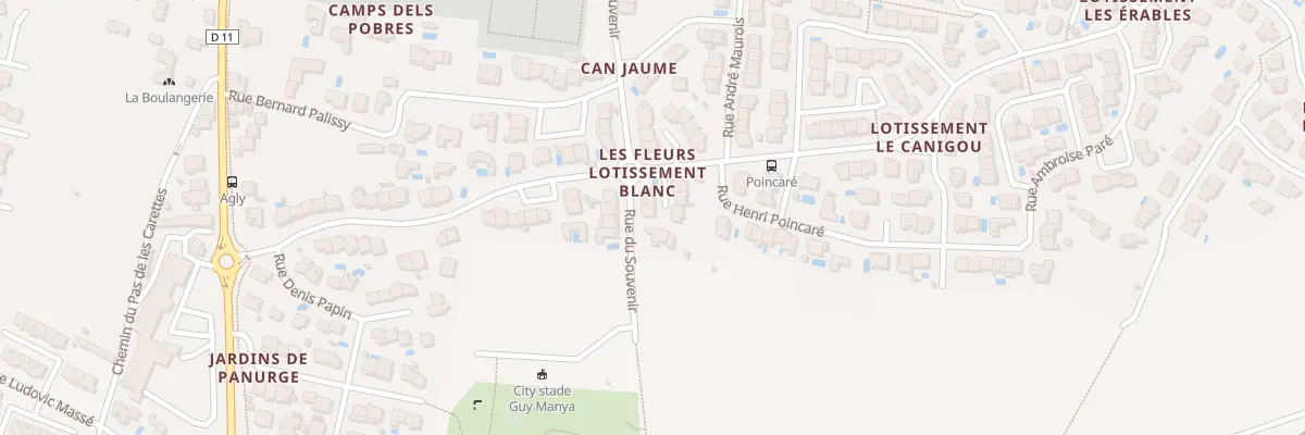 Plan du 11 Imp Marcellin Berthelot à Saint-Laurent-de-la-Salanque