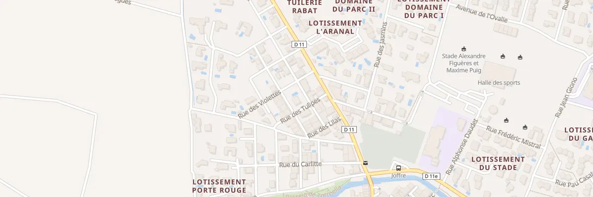 Plan du 6 Rue des Tulipes à Torreilles
