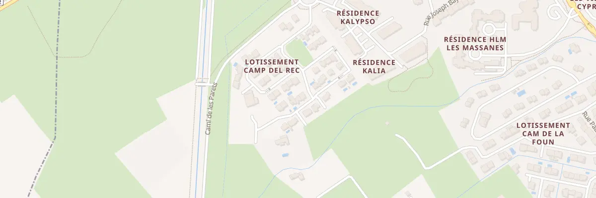 Plan du 14 Rue Joséphine Baker à Saint-Cyprien