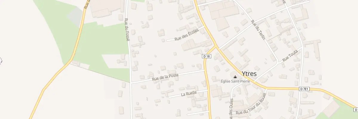 Plan du 4 Rue de la Poste à Ytres