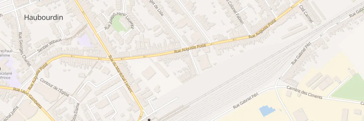 Plan du 68 Rue Auguste Potié à Haubourdin