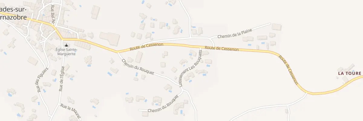 Plan du 6258F Lot les Rouquets à Prades-sur-Vernazobre