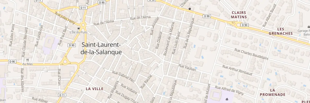 Plan du 25 Rue Montaigne à Saint-Laurent-de-la-Salanque