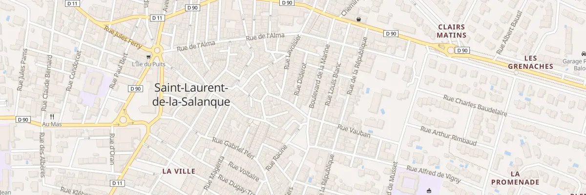 Plan du 23 Rue Montaigne à Saint-Laurent-de-la-Salanque