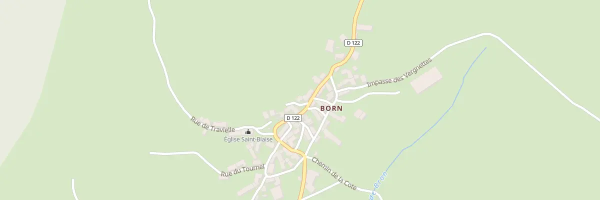Plan du 5151 Born à Prades-d’Aubrac