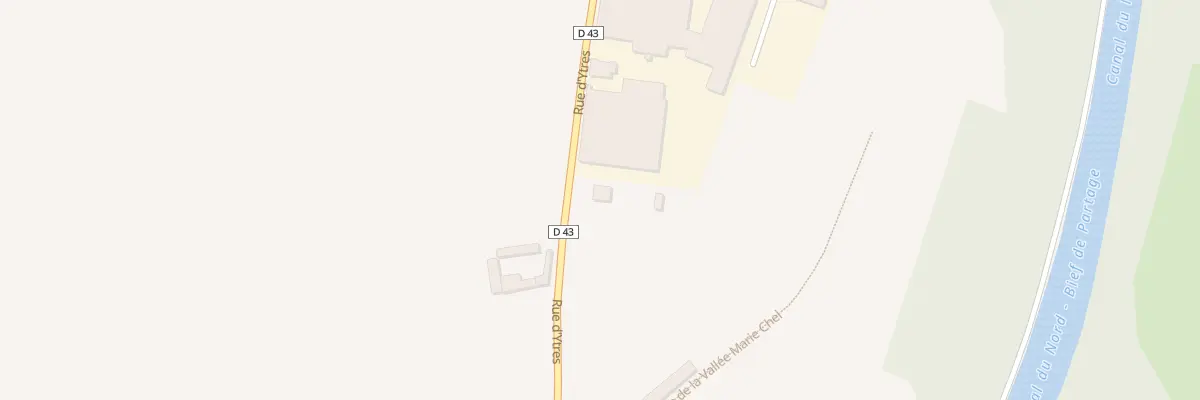 Plan du 22 Rue de Ytres à Étricourt-Manancourt
