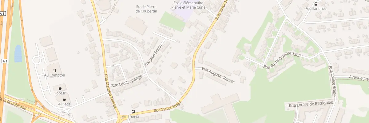 Plan du 116 Rue Victor Hugo à Noyelles-Godault