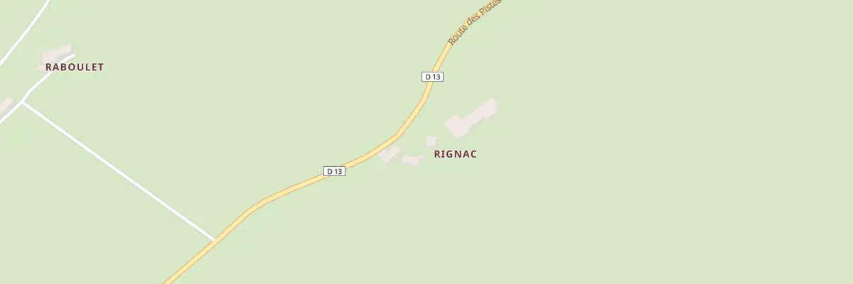 Plan du 6000 Rignac à Saint-Urcize