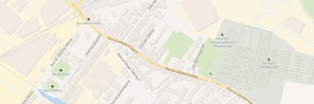 Plan du 61 Rue du Général Dame à Haubourdin