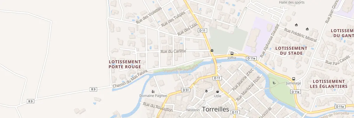 Plan du 2 Rue des Jacinthes à Torreilles